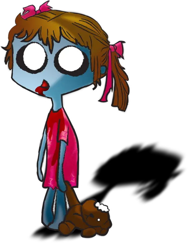 Zombie Clipart Girl Zombie Girl Cartoon Png Cartoon Zombie Girl Draw Zombie Transparent