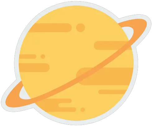 Saturn Icon Of Flat Style Available In Svg Png Eps Ai Circle Saturn Png