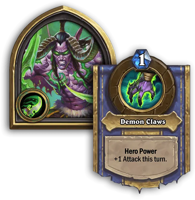 Hearthstone U0027ashes Of Outlandu0027 Expansion Brings All New Hearthstone Demon Hunter Hero Png Demon Hunter Band Logo