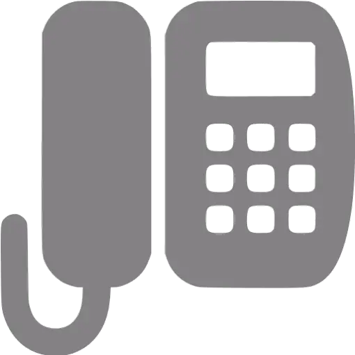 Gray Office Phone Icon Free Gray Phone Icons Png Land Phone Icon