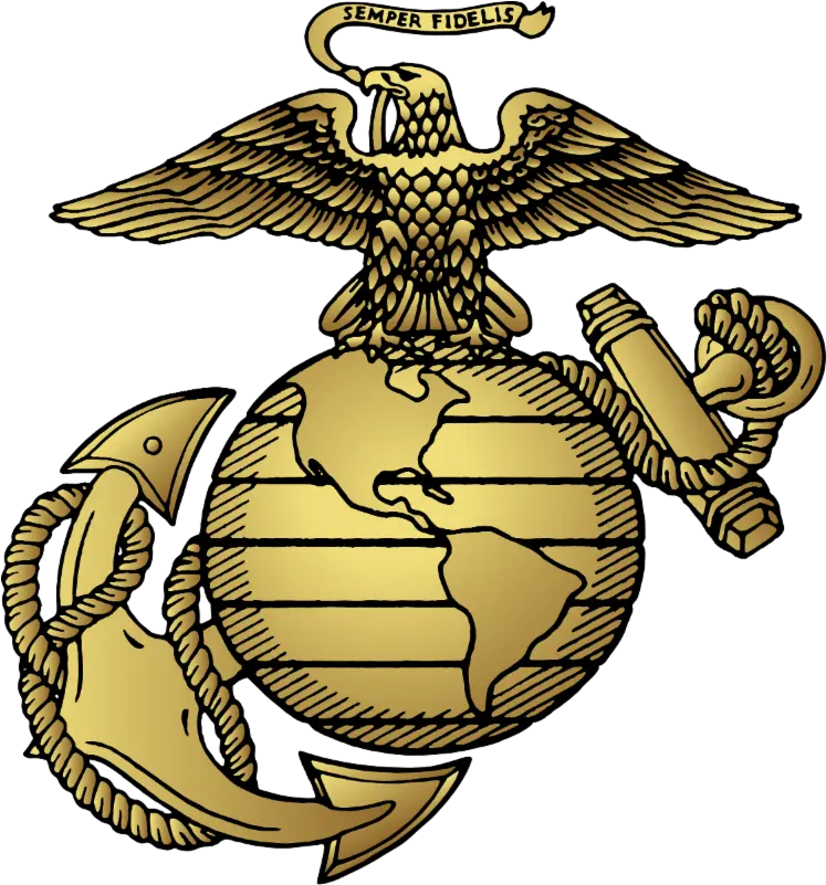 Ega Vector Line Eagle Globe And Anchor Png Marine Corps Logo Vector