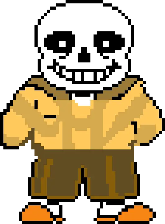 Asylum Sans Sprite Sans Had To Do It To Em Clipart Full Sans Pixel Art Png Sans Head Png