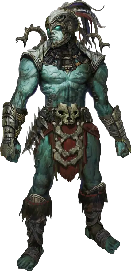 Download Orc Warrior Mortal Kombat Kotal Kahn Png Full Mortal Kombat Kotal Kahn Render Orc Png