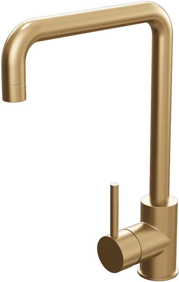 Single Lever Mono Kitchen Sink Mixer Tap Brushed Gold Howden Kitchen Taps Copper Png Tap Png