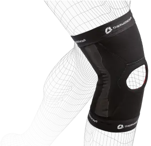 Exo Stabilising Knee Sleeve U2013 Thermoskin Supports And Thermoskin Exo Knee Png Icon Knee Shin Guards