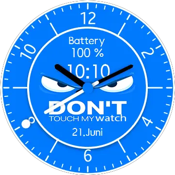 Analog Dont Touch My Watch Clock Png Dont Touch Icon