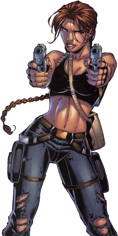 Lara Croft Tomb Raider No Background Png Play Lara Croft Tomb Raider Comic Book Revolver Transparent Background