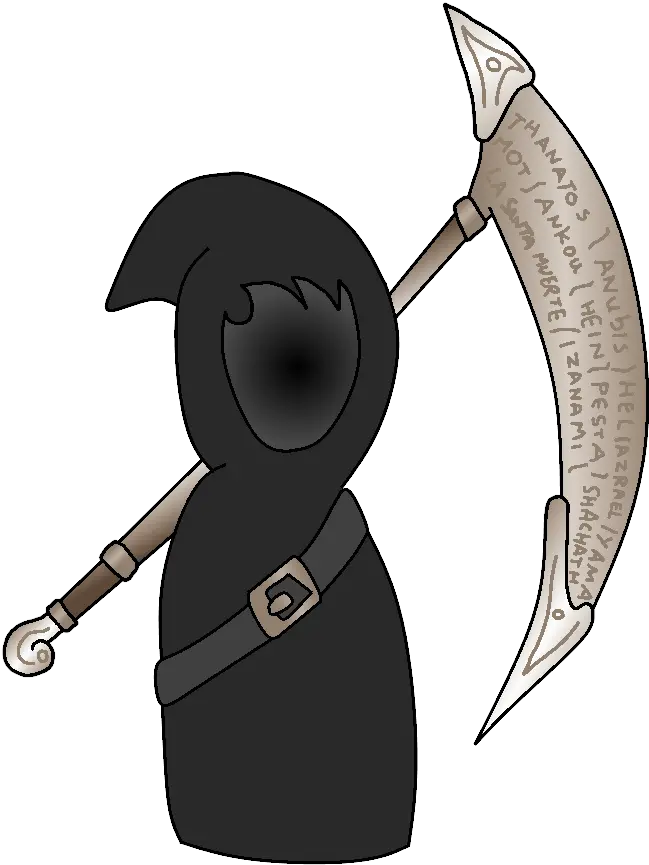 Download Grim Reaper Swap Death Full Size Png Image Cartoon Grim Reaper Transparent