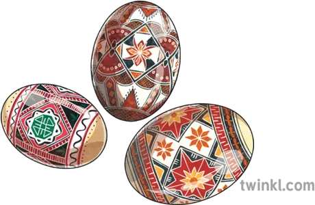 Romanian Painted Easter Eggs Ks2 Illustration Twinkl Romanian Easter Egg Png Easter Eggs Png