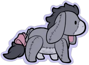 Destress Doodle Cute Eeyore Transparent Png Eeyore Transparent