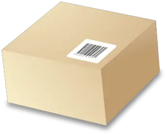 Cardboard Box With Codebars 1 Transparent Png U0026 Svg Vector Cajas De Repartidor Png Cardboard Png