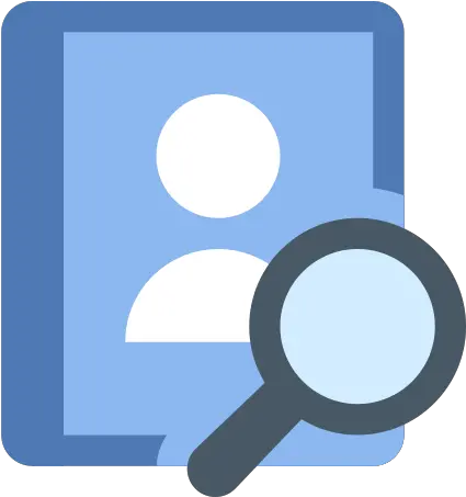 Search Contacts Icon Loupe Png Contacts Icon Png