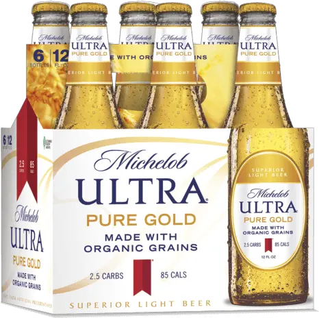 Michelob Ultra Pure Gold Organic Beer Michelob Ultra Pure Gold Bottle Png Michelob Ultra Logo