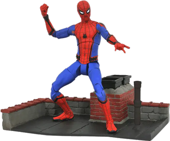 Marvel Spiderman Homecoming Spiderman 7 Diamond Select Toys Action Figure Diamond Select Spider Man Homecoming Png Spider Man Homecoming Png