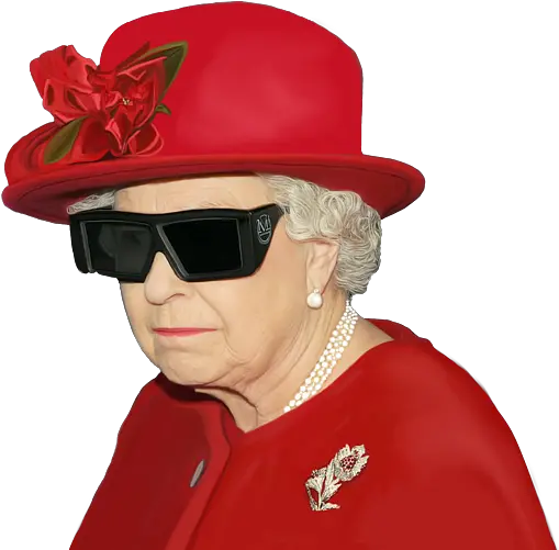 Queen Elizabeth Ii T Shirt For Sale By Artworkzee Designs Png Hat With Glasses Icon Android