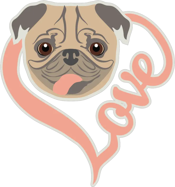 Celebrate The Love For Your Pet With Exclusive Clothing And Happy Png Pug Icon