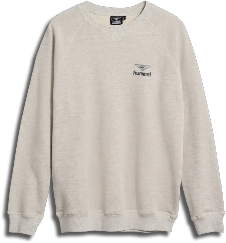 Hummel Hive Lucas Sweatshirt Grey Melange Hummelnet Long Sleeve Png Sb Icon