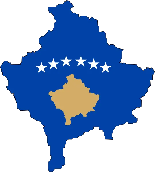 Kosovo Blue Map Kosovo Png Map Png