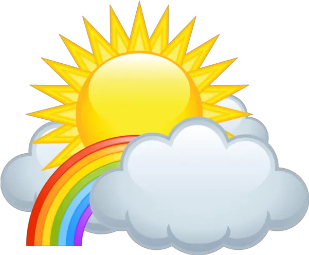 Download And Rainbow Clouds Sun Rain Cloud Clipart Png Free Sun Rainbow Clouds Clipart Rain Cloud Png