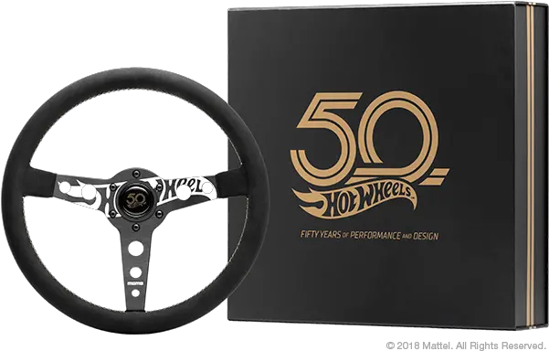 Momo X Hot Wheels Steering Wheel Celebrates 50 Years For Two Momo Hot Wheels Steering Wheel Png Hot Wheels Logo Png