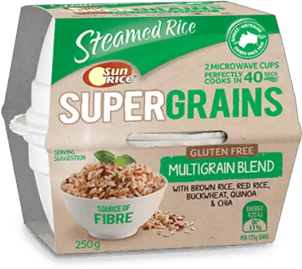 Quick Cups Microwave Rice Sunrice Sunrice Super Grains Png Rice Transparent