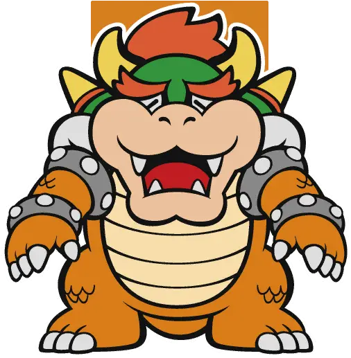 Kairydraws Paper Bowser Png Bowser Transparent