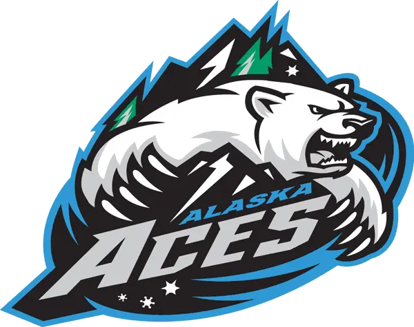 Cool Sport Logo Designs A Bear Alaska Aces Hockey Png Sport Logo