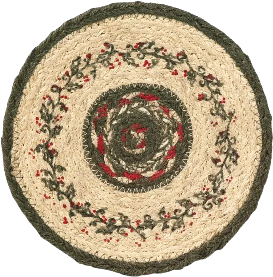 Holly Garland Png Rug Holly Garland Png