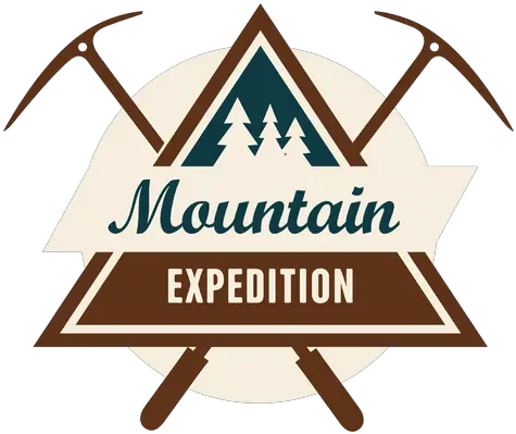 Triangled Mountain Expedition Badge Transparent Png U0026 Svg Vector Mountaineering Logo Expedition Icon