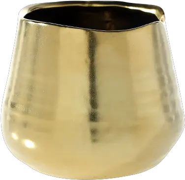 Matte Gold Ceramic Pot Succulent U0026 Cactus With Rustic Serveware Png Pot Of Gold Transparent