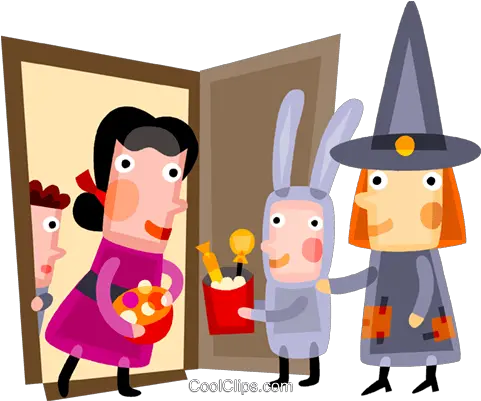 Children Trick Or Treating Royalty Free Children Trick Or Treat Clipart Png Trick Or Treat Png