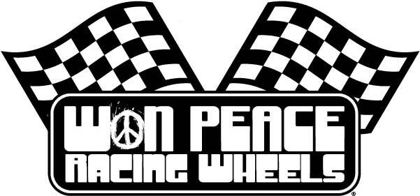 Won Peace Racing Wheels Racing Checkered Flag Png Peace Logo