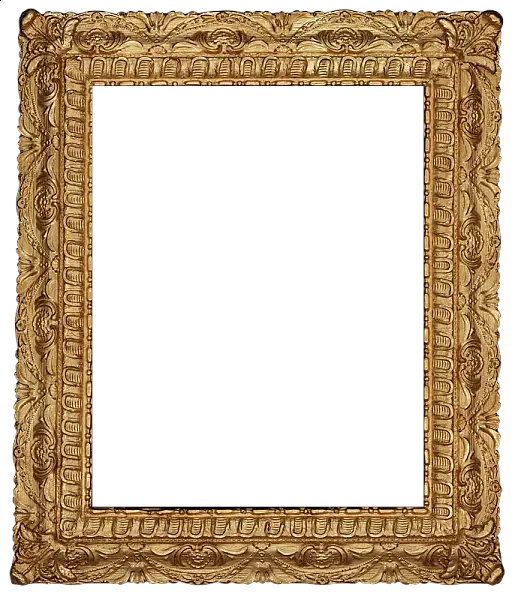 Blue Round Frame Png