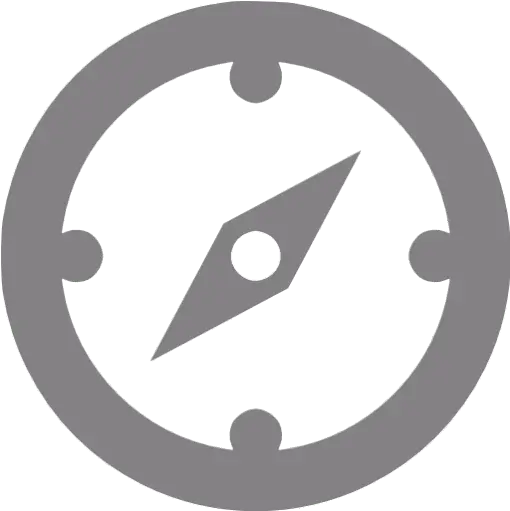 Gray Compass Icon Compass Icon Black Transparent Png Compass Icon