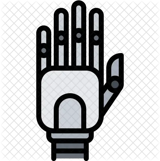 Robotic Hand Icon Of Colored Outline Robot Hand Icon Png Robot Hand Png
