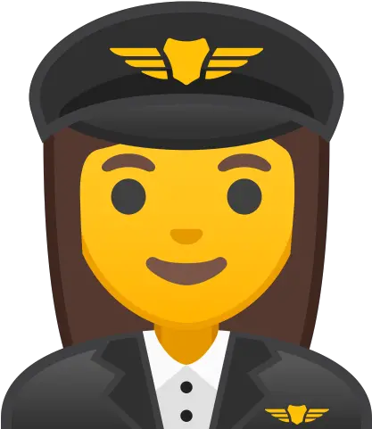 Woman Pilot Icon Female Pilot Emoji Png Pilot Png