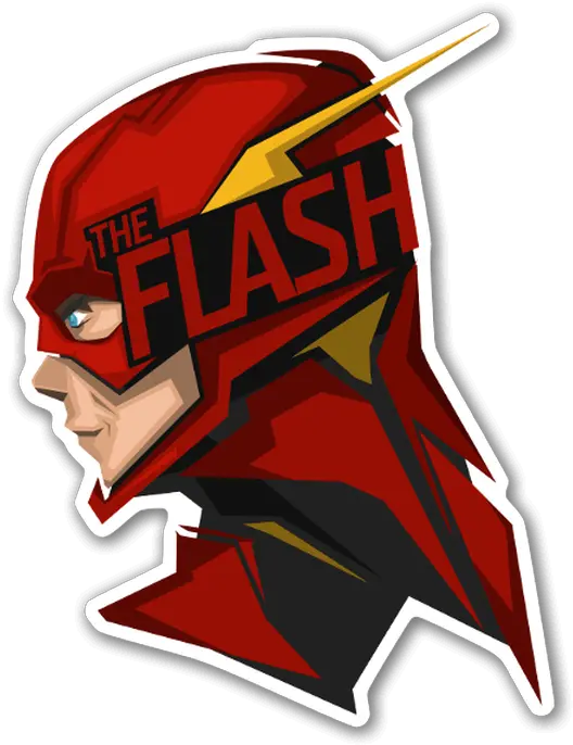 Flash Sticker Comic Flash Head Png Flash Png