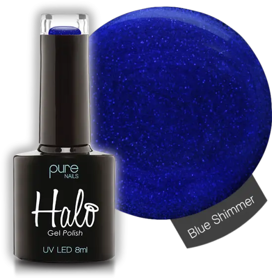 Blue Shimmer 8ml Halo Gelpolish Out Of The Blue 8 Ml Png Shimmer Png