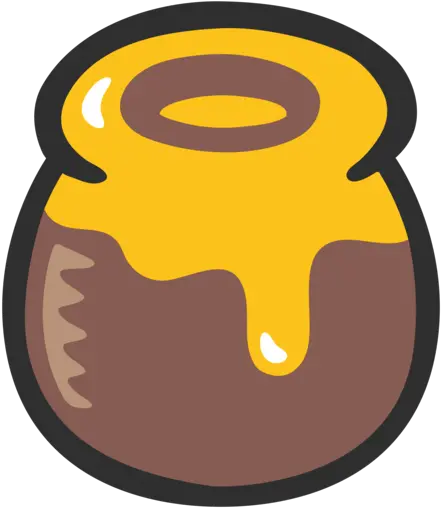 Honey Pot Emoji Cartoon Honey Jar Png Honey Jar Png