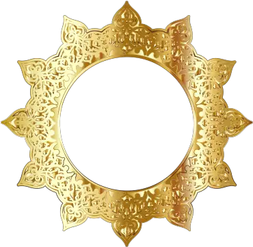 Download Golden Round Frame Border Circle Frames Gold Golden Round Frame Png Circle Frame Png