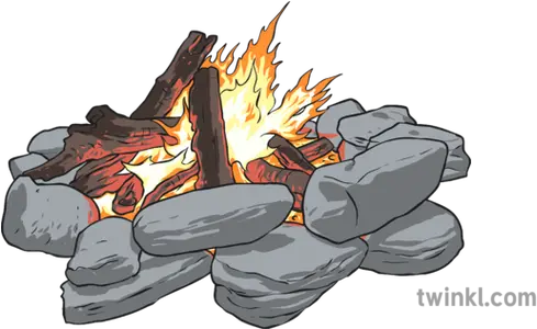 Camp Fire Phlogiston Illustration Twinkl Campfire Png Fire Ash Png