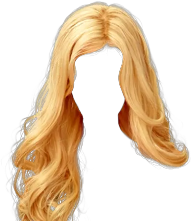 Long Blond Hair Png Woman