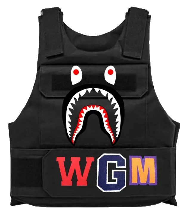 Bape Wgm Inspo Bulletproof Vest Bape Shark Png Bape Shark Png