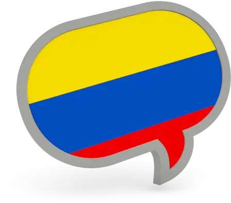 Speech Bubble Icon Illustration Of Flag Colombia European Union Speech Bubble Png Colombia Icon