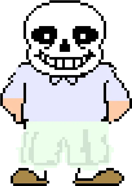 Sans Had To Do It Em Png Image With Sans Undertale Pixel Sans Face Png