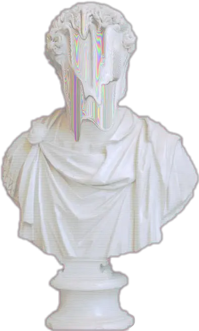 Vaporwave Sculpture Png 1 Image Statue Glitch Png Vaporwave Statue Transparent