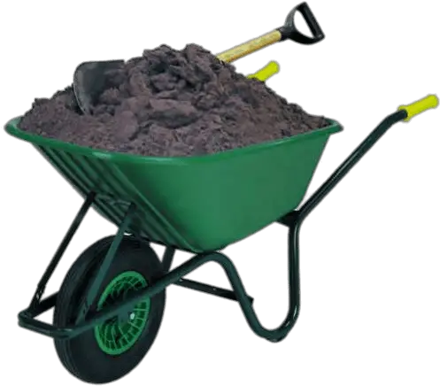Filled With Dirt Transparent Png Wheel Barrows Dirt Transparent