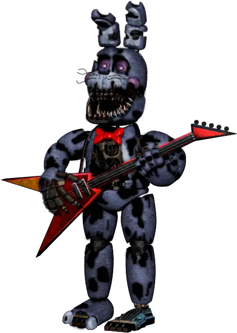 Download Edit Nightmare Rockstar Bonnie Rockstar Bonnie Imagens Do Nightmare Rockstar Bonnie Png Fnaf Transparent