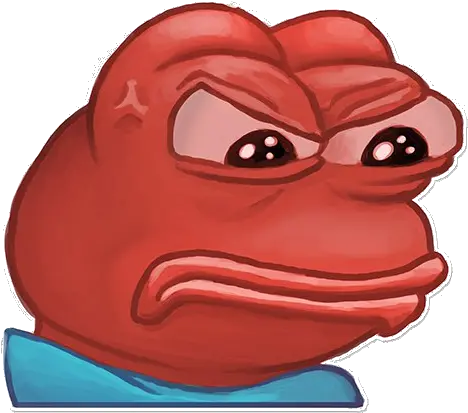 Pepe The Frog Emotes Png Download Pepe Frog Angry Png Pepe Transparent Background