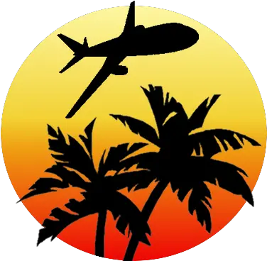 Download Hd Palm Tree Airlines Logo Logos With Palm Trees Png Palm Tree Logo